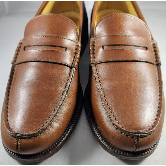 Gucci Men's Leather Flats Brown Loafers Size 8.5D Made In Italy - Picture 10 of 15